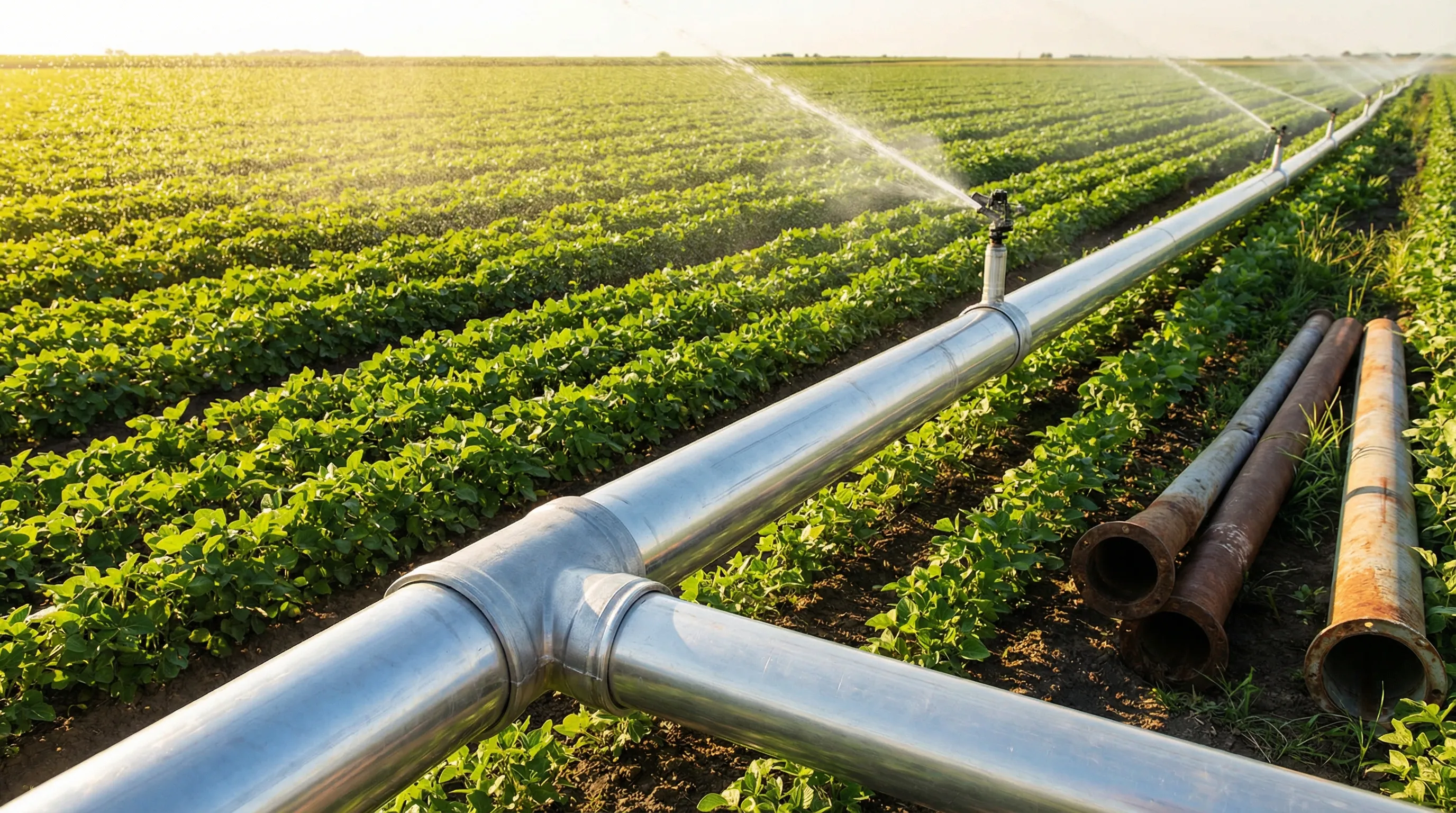 IRRIGO Blog - Why Aluminum Pipes Are the Best Choice for Irrigation